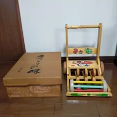 木製 手押し車 ベビーハンドカー おやごころ 昭和レトロ - メルカリ