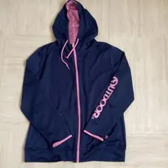 レディース　OUTDOOR PRODUCTS ジップアップパーカー ネイビー L