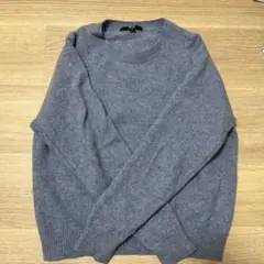 ユニクロプレミアムラムクルーネックセーター