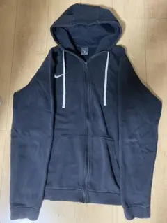Nike 黒 フード付き パーカー L