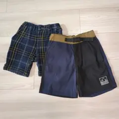 【110】branshes 半ズボン チェック柄・無地