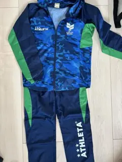 ATHLETA 迷彩ウィンドブレーカー　上下160
