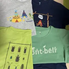 mont-bell Tシャツ 4枚セット　150 XS