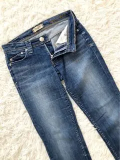 【IENA ヤヌーク】パトリシアアンクルデニム　W66 日本製