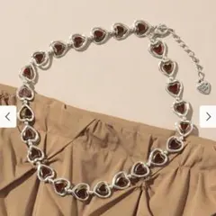 beams ハートレイヤードネックレス