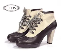 TOD'S　トッズ　ブーツ　ブーティ　アンクルブーツ　サイズ36 1/2