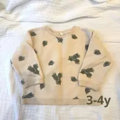 organic zoo 3-4y pineforestトレーナー