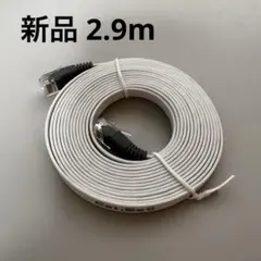 【新品2.9m】LANケーブル　Cat5e フラットタイプ　3m