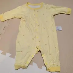 UNIQLO ベビー ロンパース 70cm イエロー