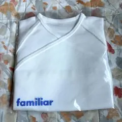familiarオリジナル肌着　打合せ半袖肌着　50-60