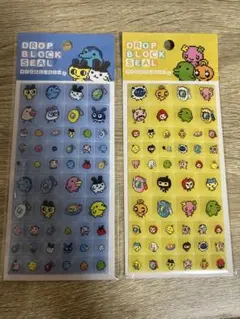 正規品　ドロップブロックシール たまごっち タイルシール　2種