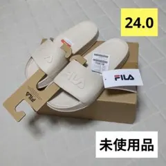 【24.0cm】シャワーサンダル FILA ベージュ ユニセックス プールのサムネイル