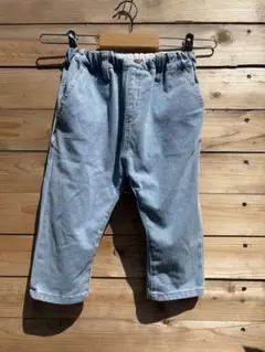 petit main ライトブルーデニムパンツ