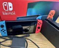【付属品完備】Nintendo Switch 本体 青/赤 Joy-Con付き