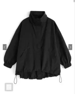 スタンドカラーナイロンモンスターコート