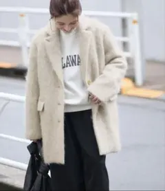 JOURNAL STANDARD ジャーナルスタンダード 羊毛 シャギー コート