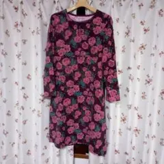 【*a様 OLIVE desOLIVE 花柄長袖ワンピース