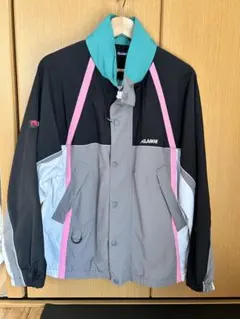XLARGE ターコイズ ハーフジップナイロンジャケット M | Mercari