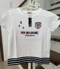 ミキハウス　半袖　Tシャツ　プッチー　マリン柄　120cm