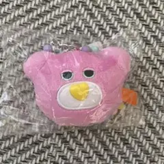 mojojojoビーズチェーン付きフェイスマスコット3 ピンクくま