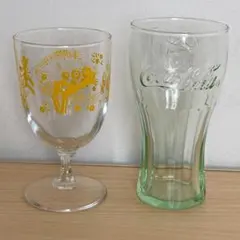 コカコーラ・キリンレモン ソーダーグラス 2個セット