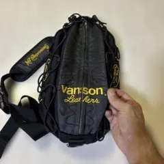 vanson leathers ボディバッグ ブラック