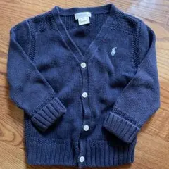 Ralph Lauren ネイビー カーディガン 24M