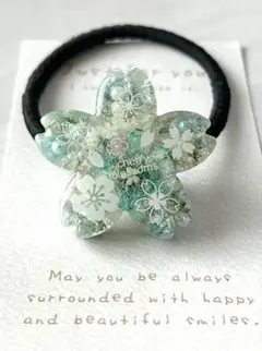 レジン＊さくら フラワー ヘアゴム✧˚₊‧ꕥ