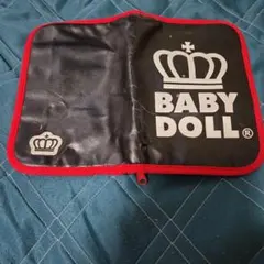 BABYDOLL 母子手帳ケース ブラック レッド