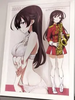 額装入りA4サイズポスター：アズミ ガールズ＆パンツァー イラスト