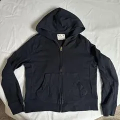 ネイビー　パーカー　丈短め　Mサイズ　　アースミュージックアンドエコロジー