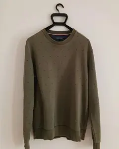 TOMMY HILFIGER オリーブグリーン トレーナー L　トミー