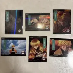 【限定シリアル29/99】2025 EPOCH 鬼滅の刃 我妻善逸 6枚セット