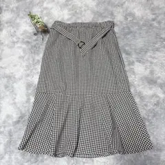 しまむら terawear emu てらさん ギンガムチェック スカート 3L