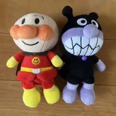 【美品】アンパンマン バイキンマン ぬいぐるみ セット