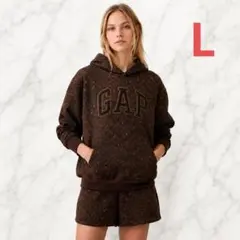 GAP ヒョウ柄ロゴ ジップアップパーカー - メルカリ