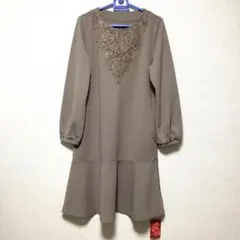 《新品タグ付き》＆LOVE アンドラブ　アイコンレースの着映えフレアワンピース