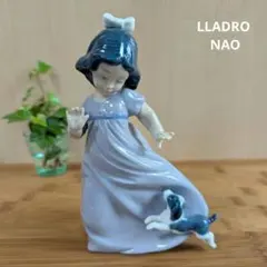 リヤドロ　NAO 　わんちゃんと遊ぶ女の子♡　スペイン