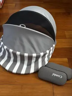 コンビ　ザエス　幌と肩パッド グレー　チャイルドシートアクセサリー