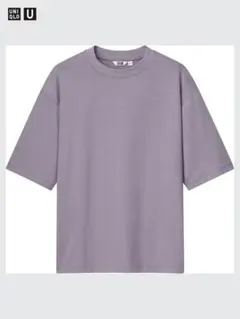 UNIQLO U エアリズムコットンオーバーサイズTシャツ/5分袖