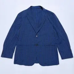 チェック テーラードジャケット