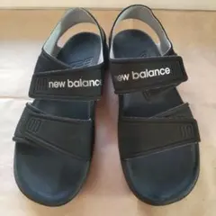 New Balance キッズ サンダル ブラック 22cm
