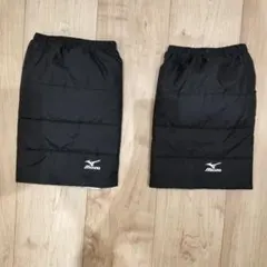 Mizuno ブラック ウォームアップウェア　レッグウォーマー