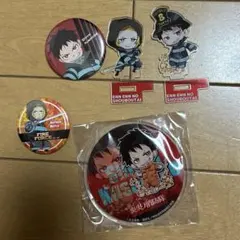 炎炎の消防隊　アクリルコースター　アクリルスタンド　缶バッジ