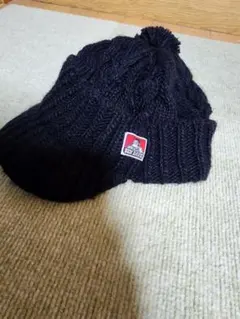 【24時間以内発送】BEN DAVIS ポンポンニット帽 黒 フリーサイズ