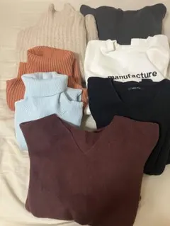 春秋冬　トップス7点　まとめ売り