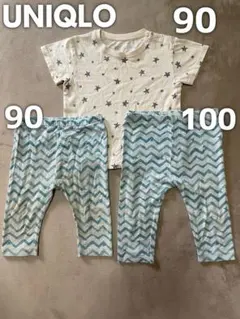 UNIQLO Tシャツ　レギンス　まとめ売り　七分丈　90 100 年子