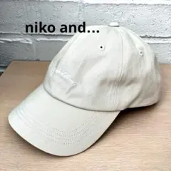 ☆niko and... キャップ ベージュ