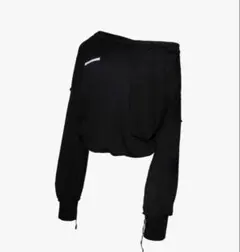 theredthread loose slouch tops black - メルカリ