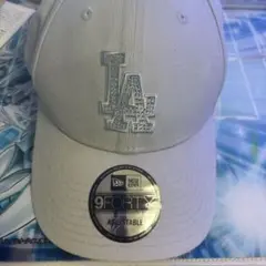 New Era 9FORTY LAキャップ グレー